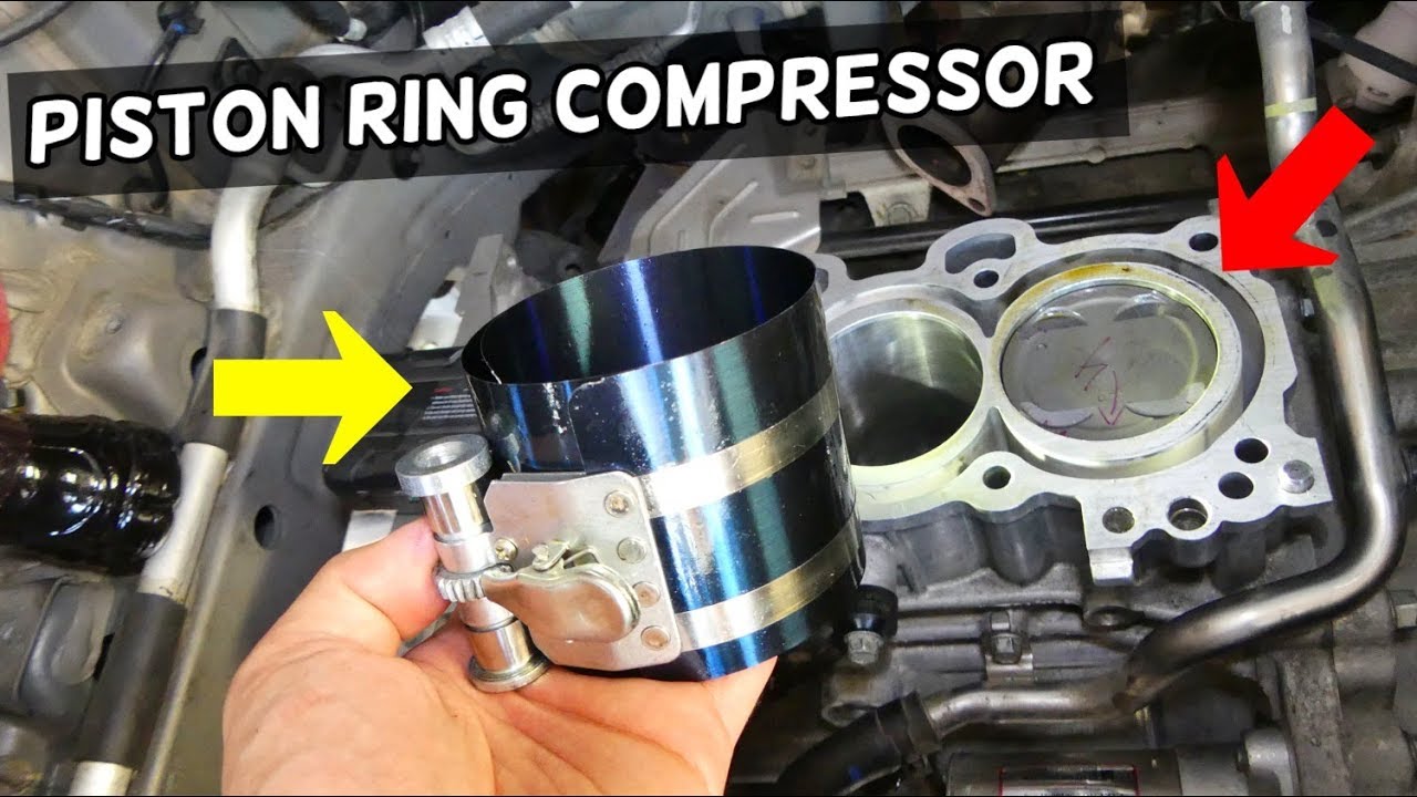 HOW TO COMPRESS PISTON RINGS. PISTON RING COMPRESSOR TOOL