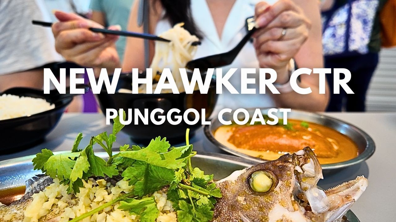 New Punggol Coast Hawker Centre, Popular Stalls Walk-through and Most Value Meal, What I Eat