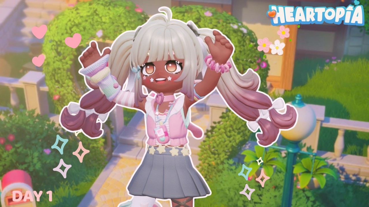 Heartopia 🌸 Cozy Gameplay Day 1 | No Commentary Playthrough