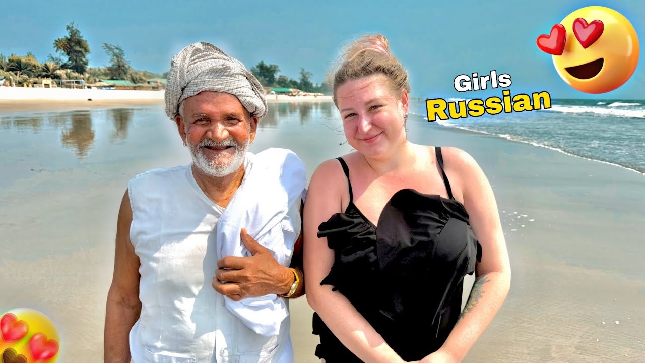 My Dada Ji Meet First Time Russian Girl 😍 | Part 4 Beach 🏖
