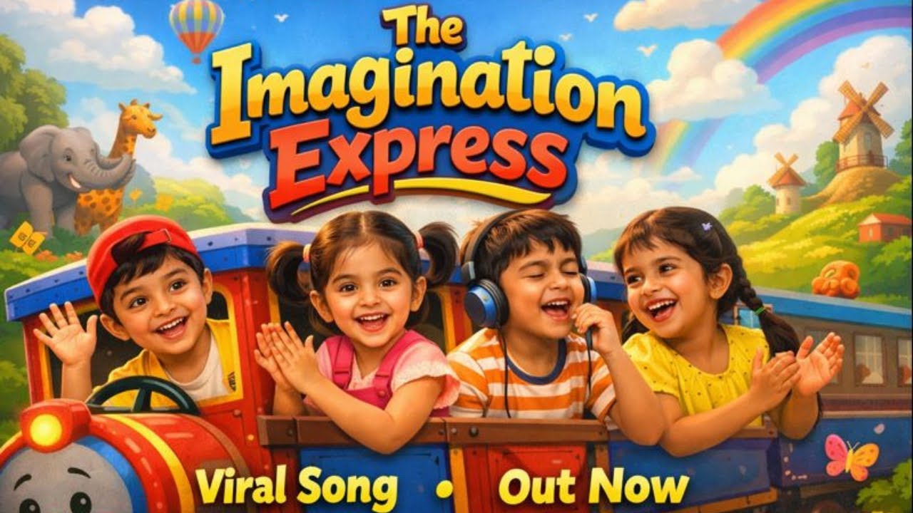 The Imagination Express Full Song | Kids Kindergarten Song | @SEVENGOLDENRULE