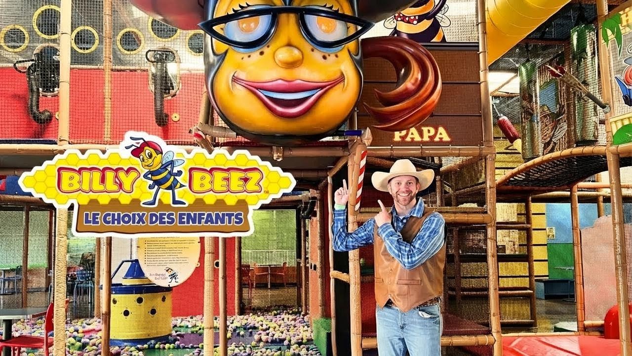 Cowboy Jack découvre l’aire de jeux intérieure Billy Beez ! Aventure garantie pour les enfants !