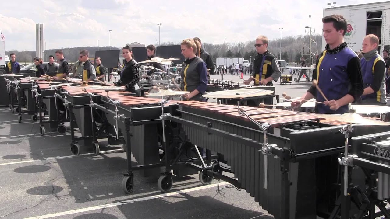 WGI 2014: RCC Front Ensemble warmup