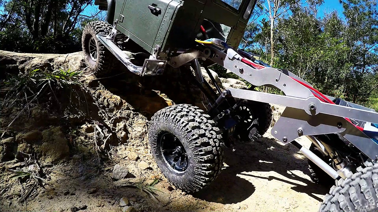 6X6 SCALE  CRAWLER  SUSPENSION   TEST