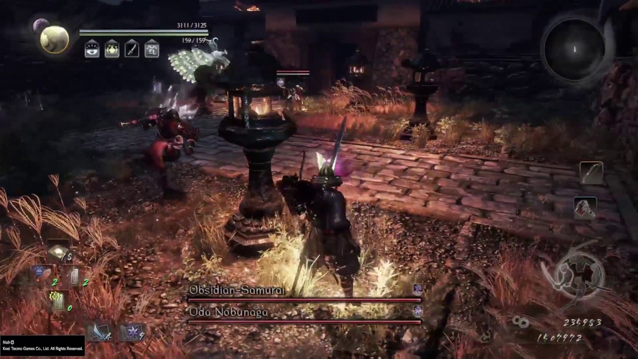Oda Nobunaga & Obsidian-Samurai (The Return of the Gourd) - Solo - Nioh