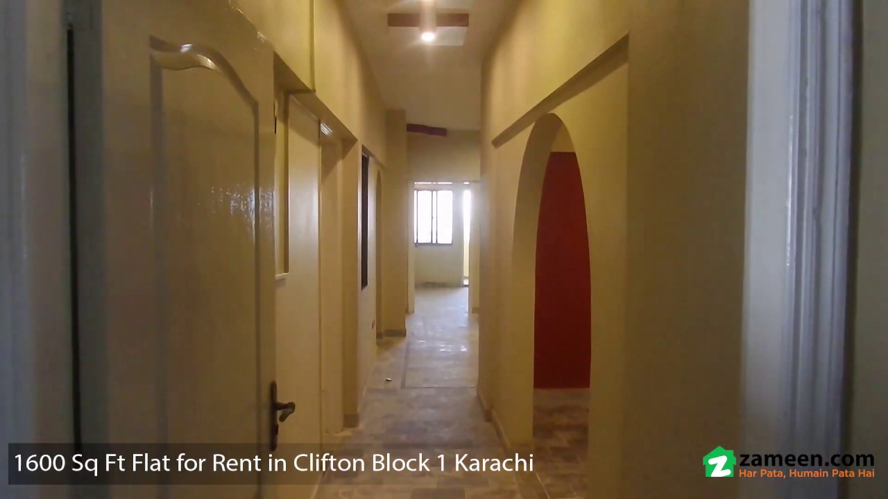 7.1 MARLA FLAT FOR RENT IN BLOCK 1 CLIFTON KARACHI
