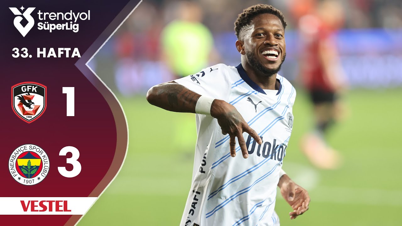 Vestel | Gaziantep FK (1-3) Fenerbahçe - Highlights/Özet | Trendyol Süper Lig - 2024/25
