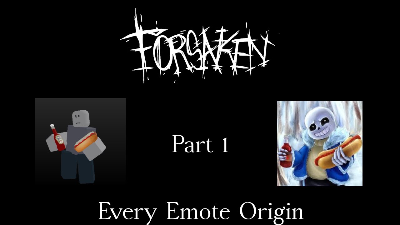 Every Forsaken Emote Reference/Origin Part 1 | Forsaken