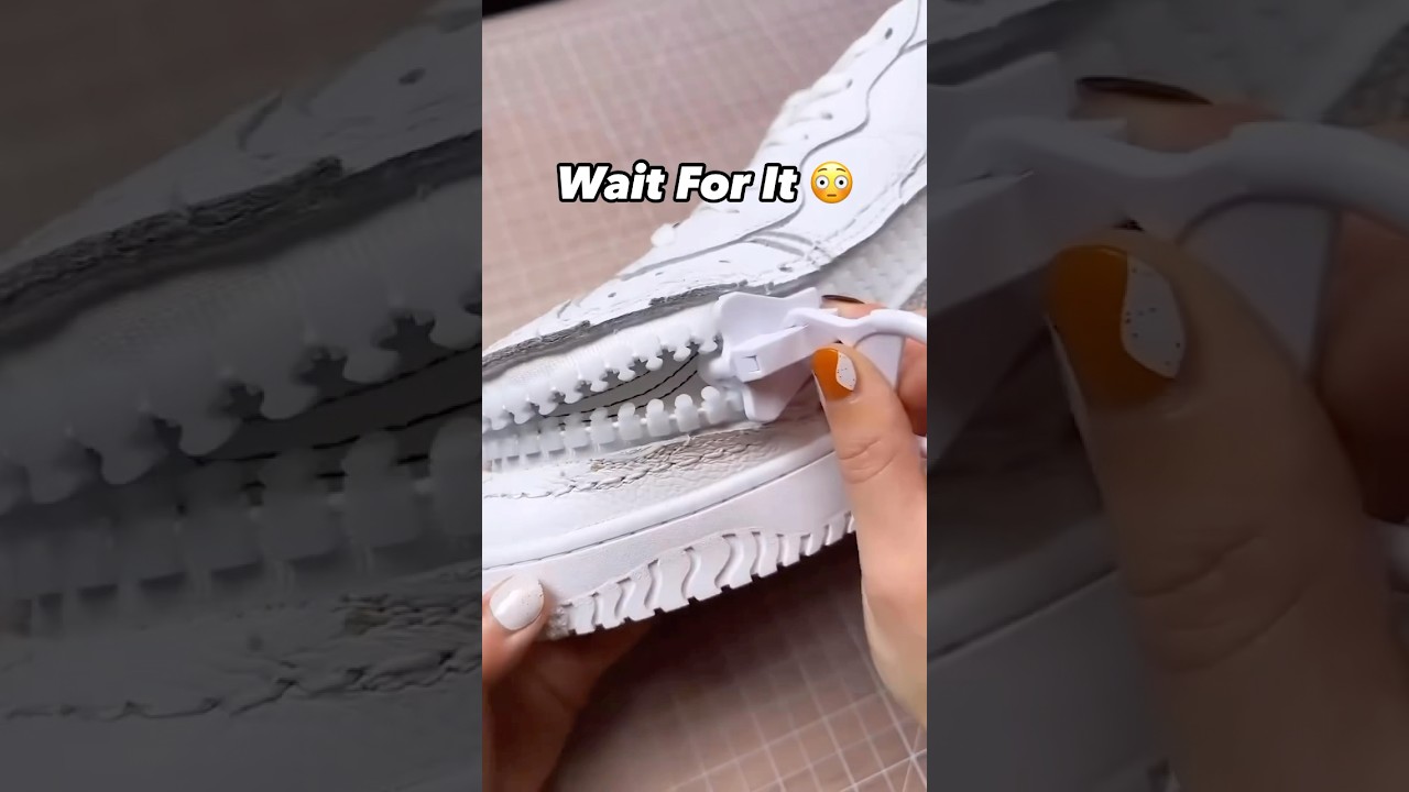 Would You Wear These? #zipper #nike #af1 #transformer #sneakers #crazy #explore #shoes #sneakerhead