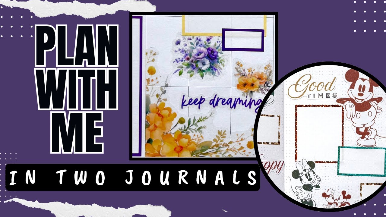 Plan With Me - Two Happy Planner Journals