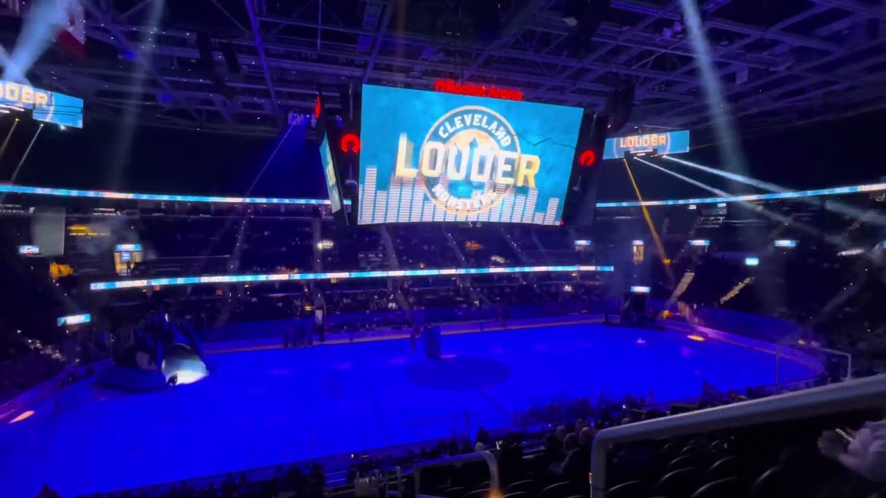 Cleveland Monsters player entrance  February 24th 2025￼