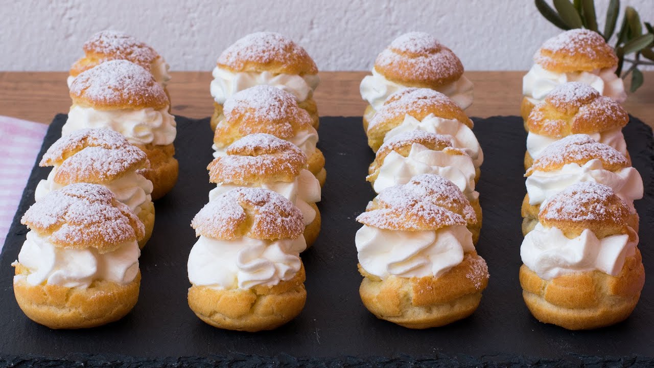 Bocaditos de nata | Profiteroles o Lionesas