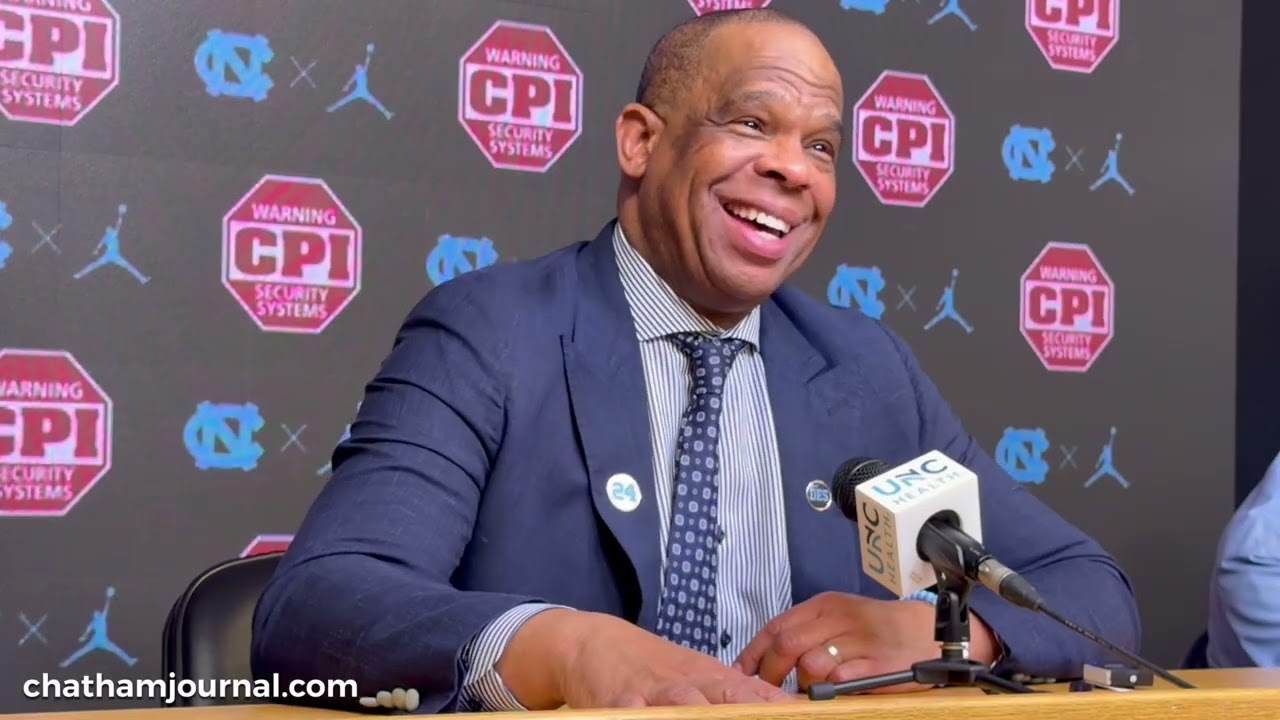 UNC basketball coach Hubert Davis press conference after win over Louisville - 2.23.26