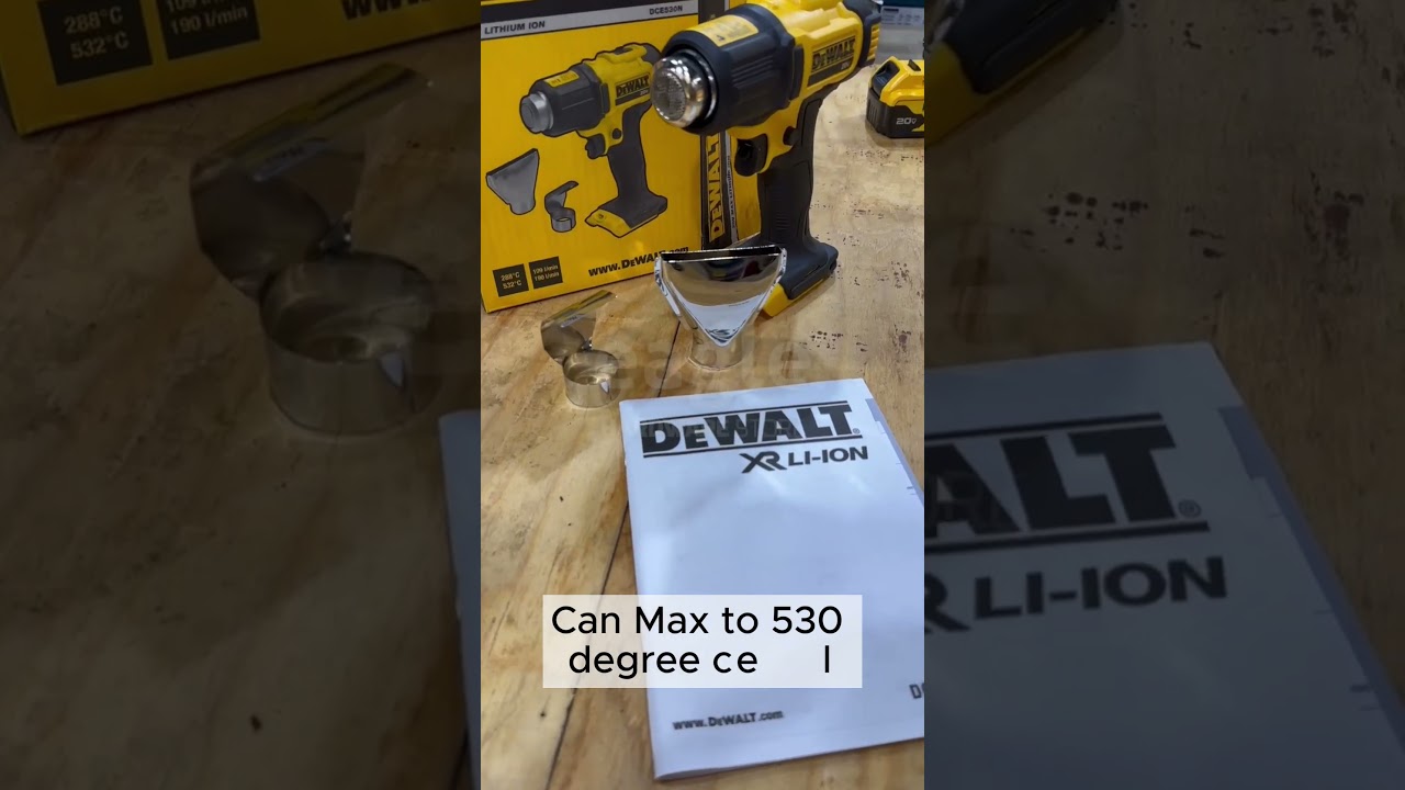 [55] Dewalt DCE530N-KR 18/20V Cordless Heat Gun ( Bare Unit ) ( DCE530N, DCE530 )