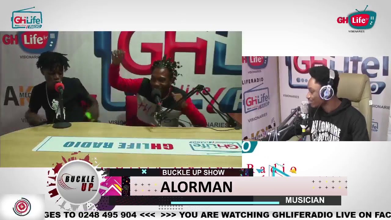 BUCKLE UP SHOW: VYBZ MAYOR & ALORMAN FREESTYLE SESSION