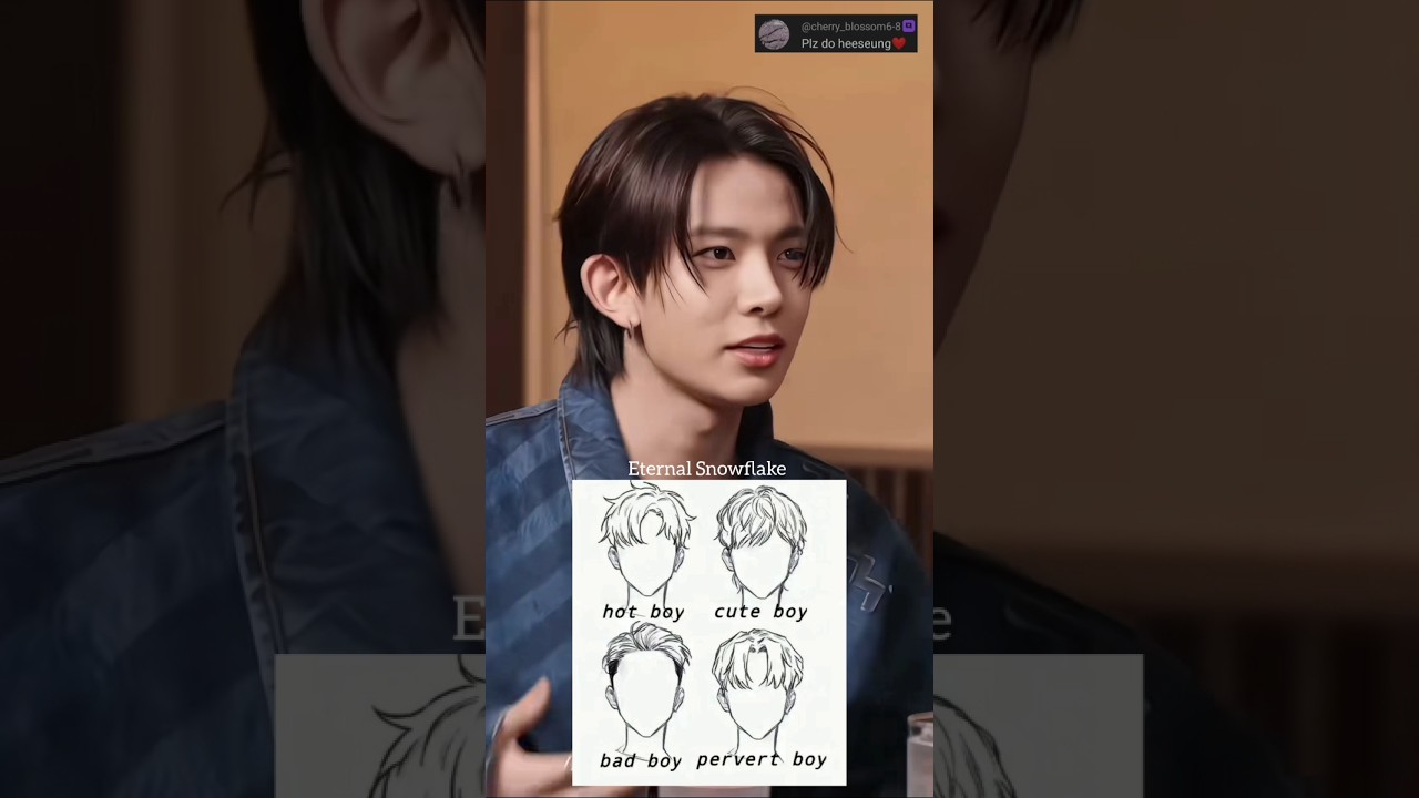 Heeseung in different hairstyle✨️ #enhypen #heeseung #kpop #shorts
