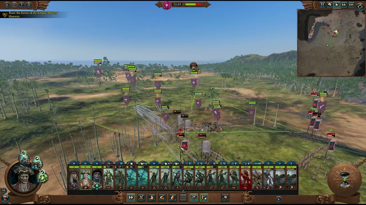 Total War Warhammer 3 - Quest battle - Vampire Coast Vs The Empire #totalwar #warhammer3 #karlfranz
