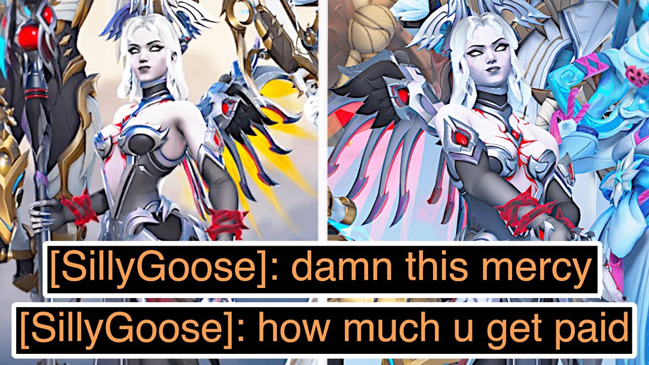 🖤 Making Enemies Rage With Mercy's Flash Heal! ❤️ - Overwatch 2