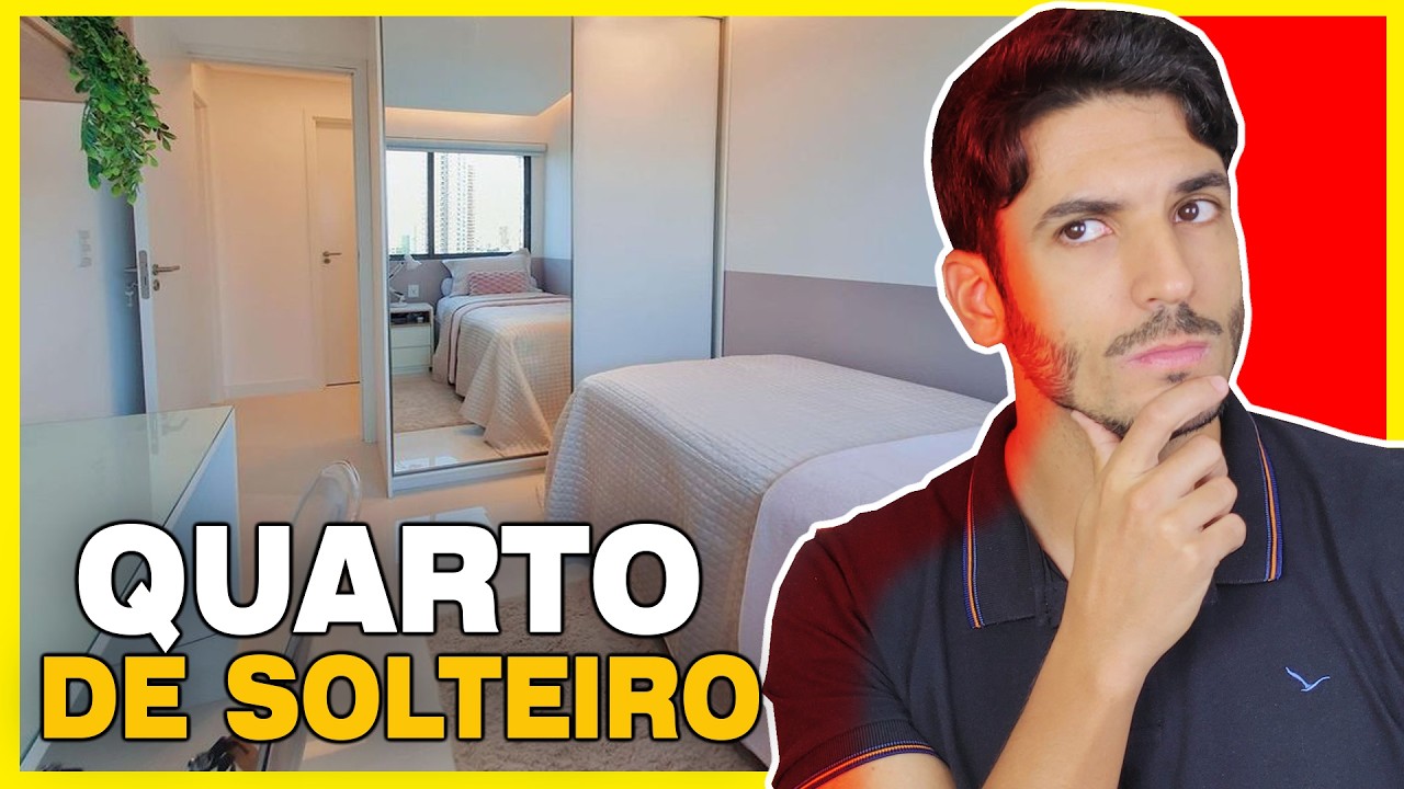 QUARTO PEQUENO -IDEIAS DE DECORAÇÃO PARA QUARTO DE SOLTEIRO