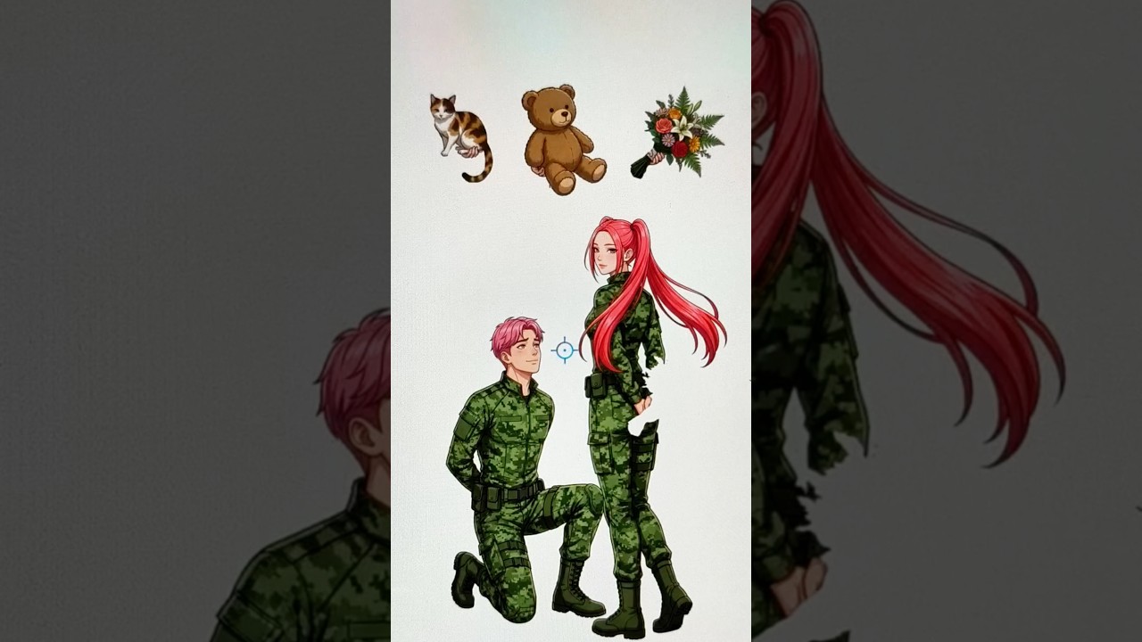 MILITARY TRENDS DANCE ZOEY X ABBY KPOP DEMON HUNTERS