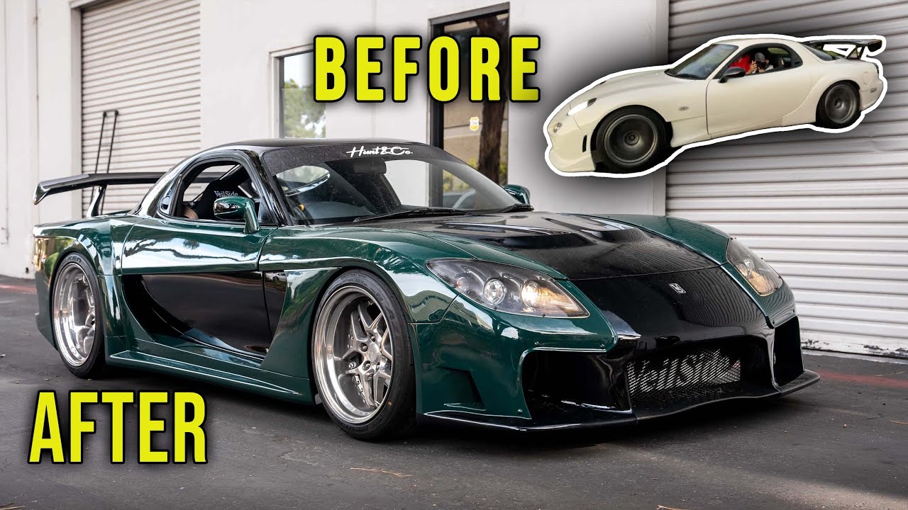 Building a Veilside Rx-7 in 10 Minutes!