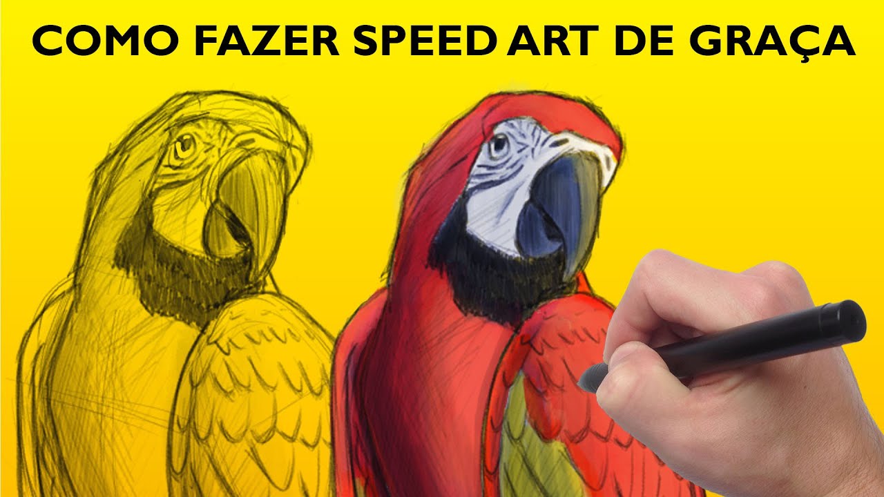 Como fazer SPEED ART (com programas GRATUITOS)
