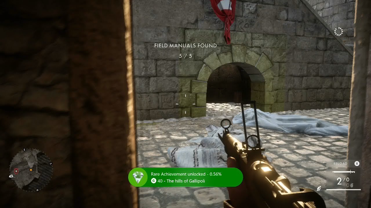All Codex Entries The Runner (The Hills Of Gallipoli Achievement) Battlefield 1