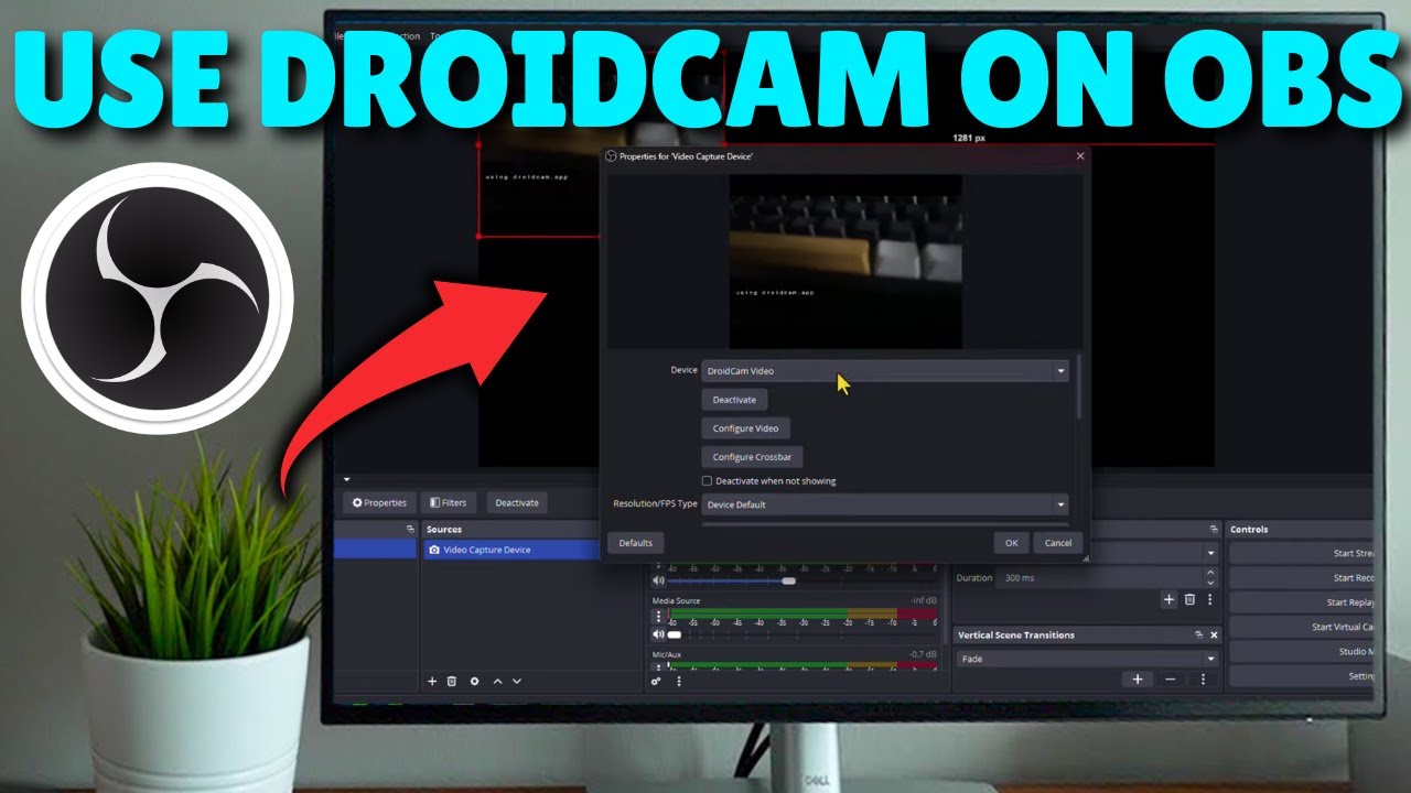 How to Connect Droidcam to OBS