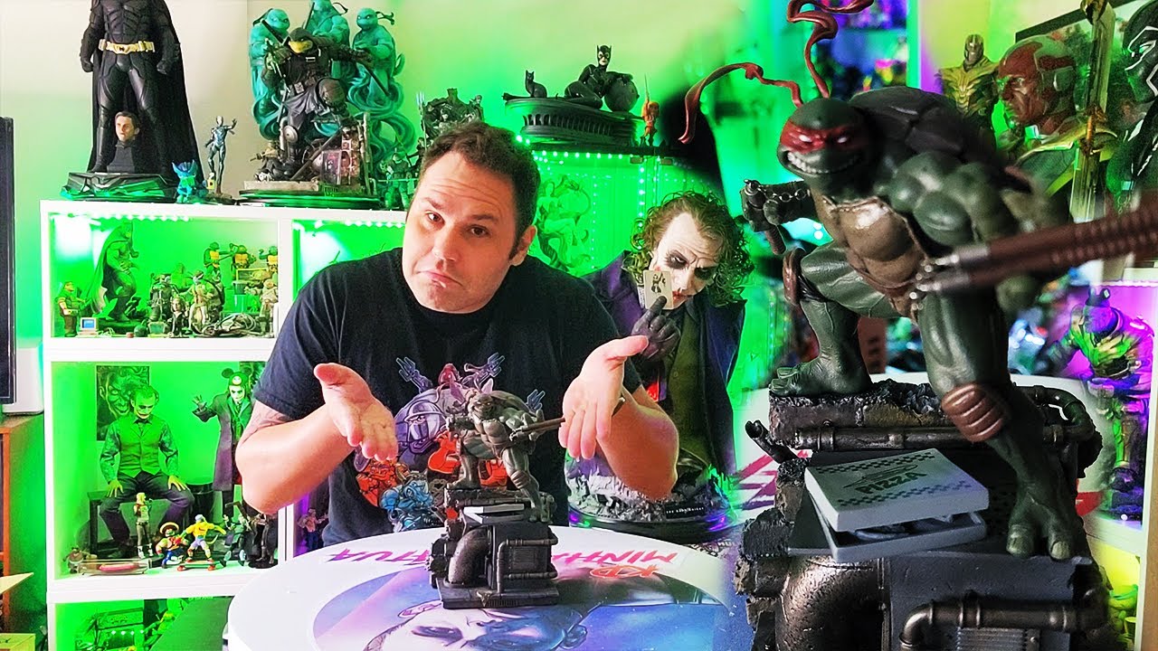 TURTLE POWER! REVIEW MICHELANGELO COMICS VERSION (2023) Iron Studios BDS Diorama 1:10 Scale Statue