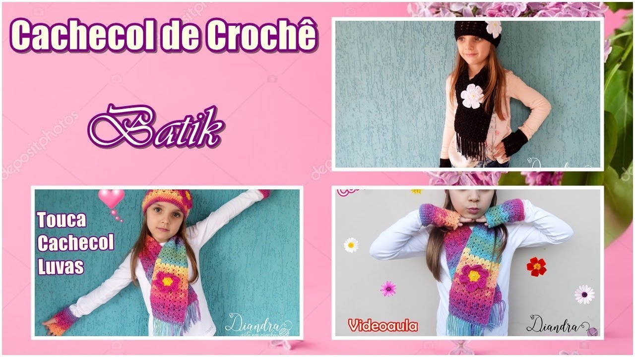 Cachecol de Crochê - 