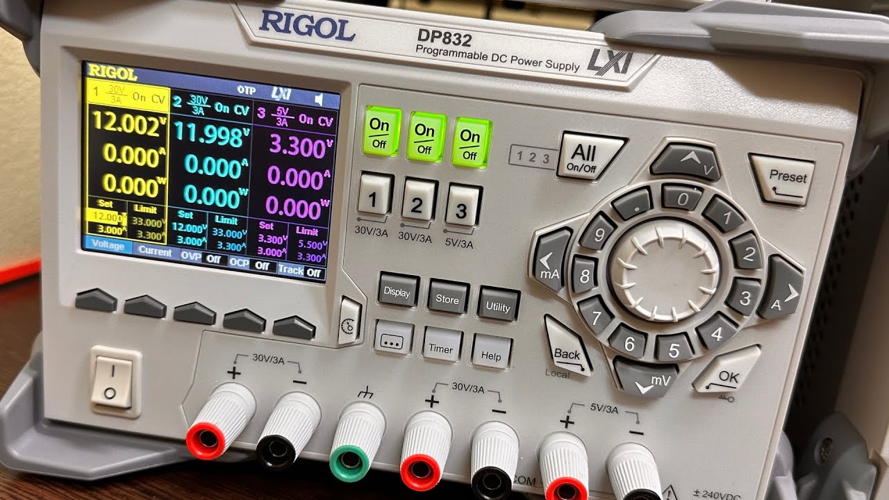 Rigol DP832 - DP832A mój nowy zasilacz laboratoryjny