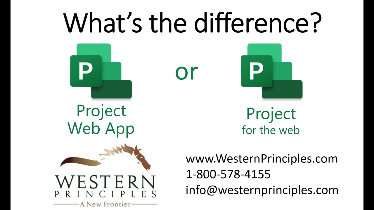 Project for the web or Project Web App (PWA)?  What's the difference?
