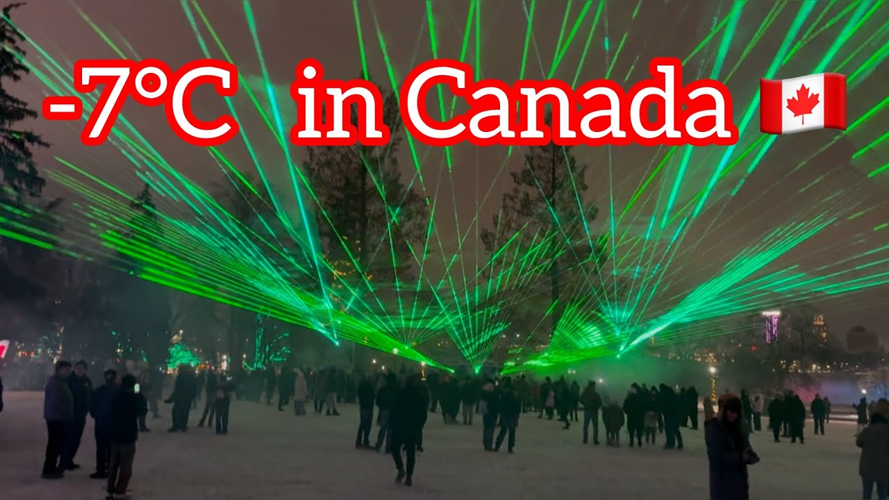 Canada main -7°C🥶Or Niagara Falls winter Festival/A Day In My Life #productivemorningroutine #canada