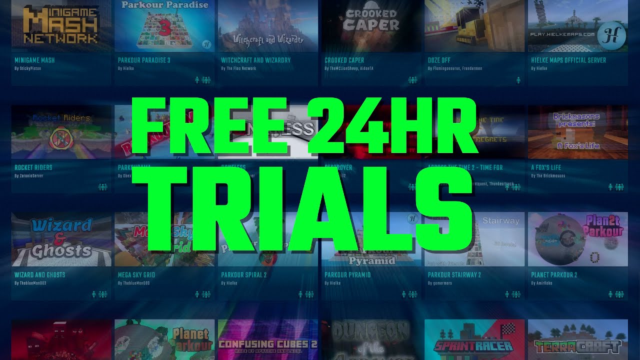 StickyPiston Free Minecraft Server Trials