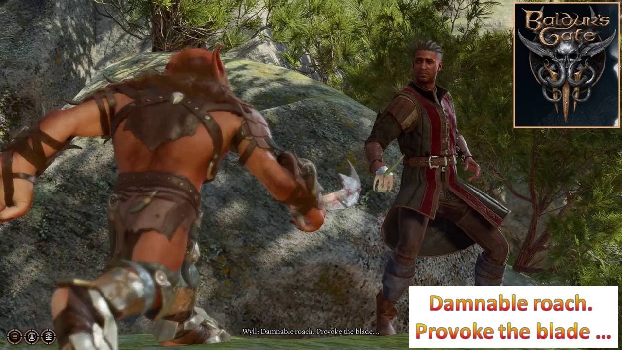 [*/\*] Baldur's Gate 3 - Damnable roach. Provoke the Blade ... (Full release) (Cinematic)