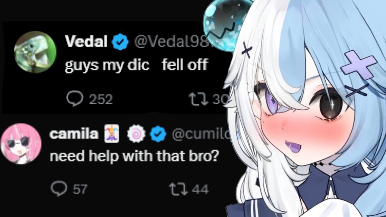 Aquwa Discovers Vedal & Camila's Twitter Posts