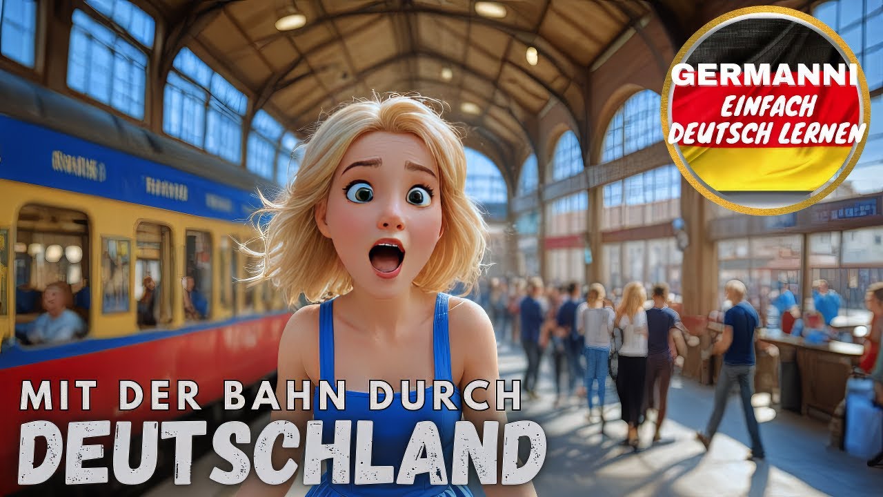 Deutsch lernen mit Dialogen | Mit der Bahn durch Deutschland reisen