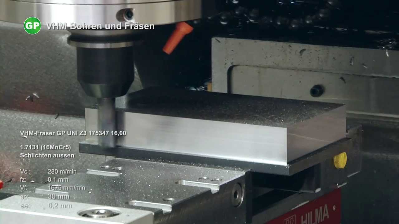 PREMUS GP UNI VHM Schaftfräser Z3 in 16MnCr5