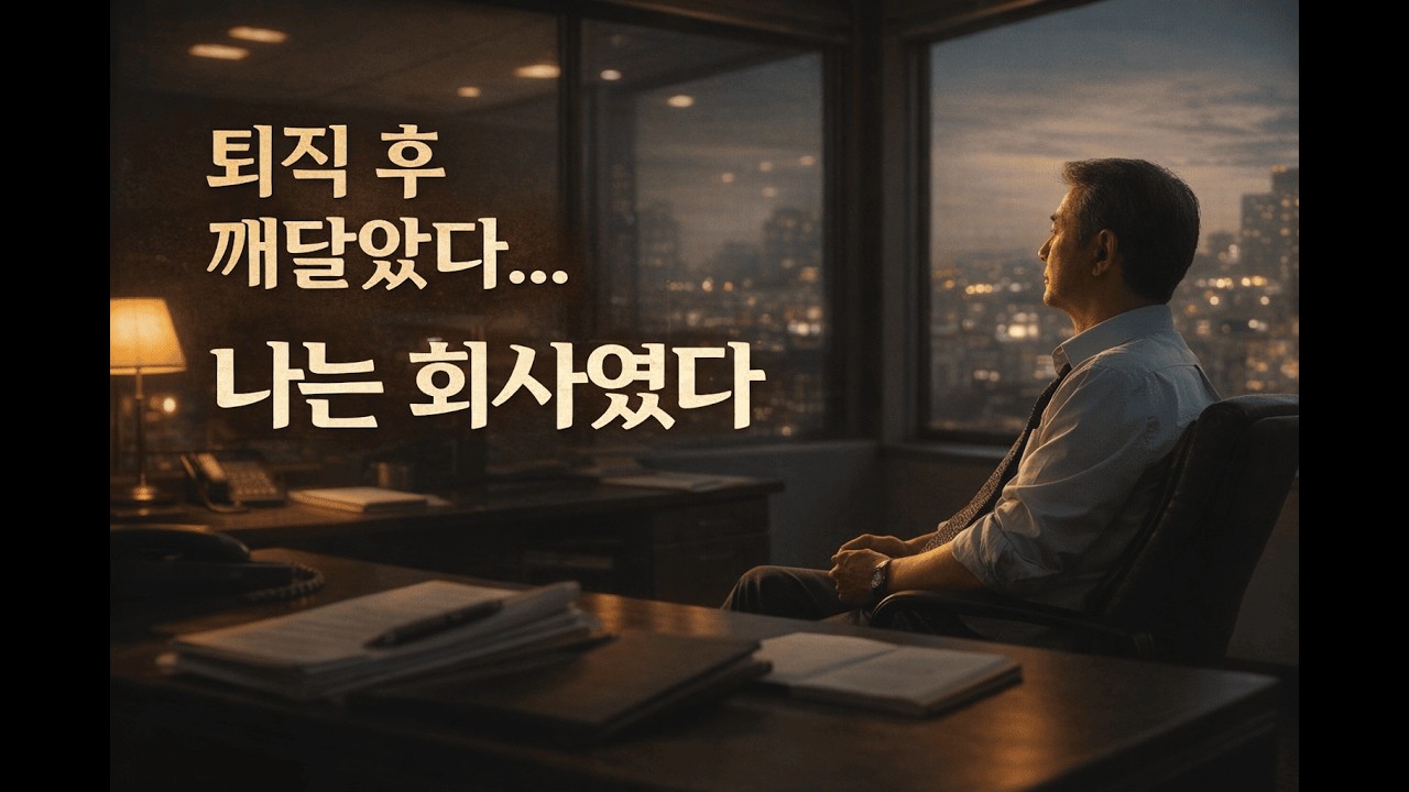 퇴직 후, 나는 무엇으로 불려야 할까 회사였을까?(오디오북/잠들기전/듣다/감정소비없는영상/일기/힐링)