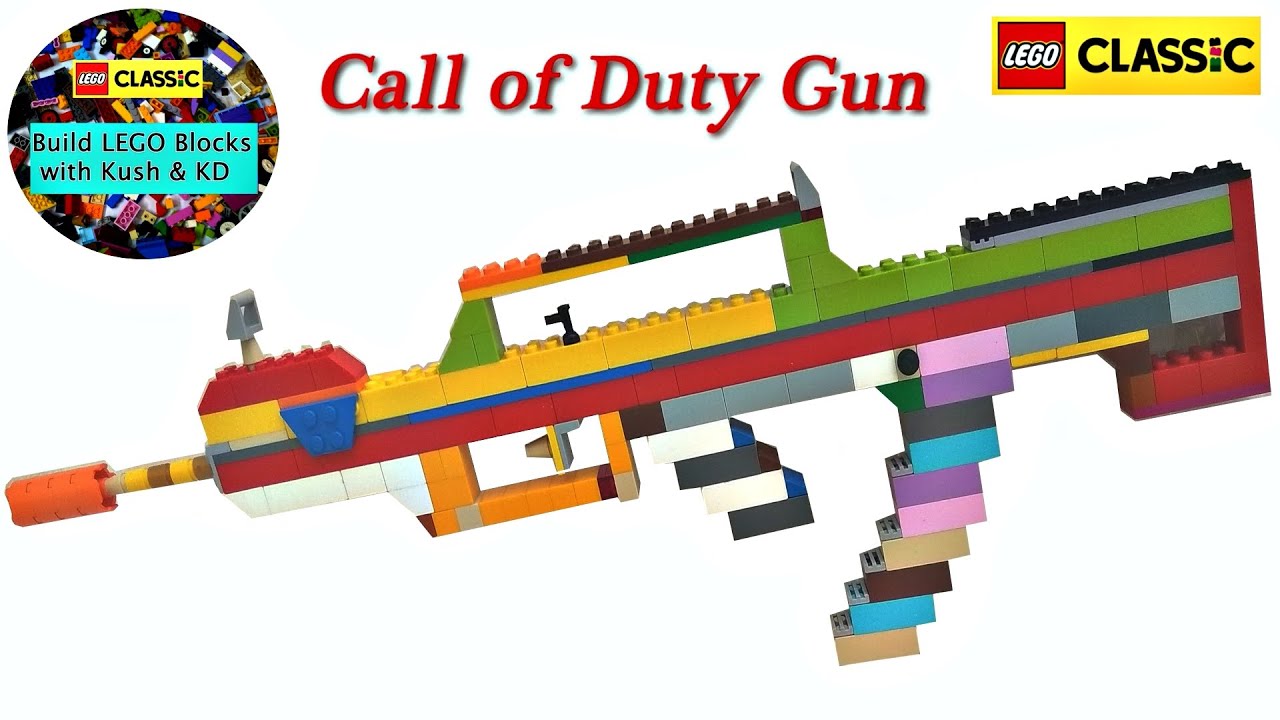 LEGO Gun Call of Duty Gun with LEGO Classic 10715 || MOC || Building Instructions (LEGO Gun :-7)