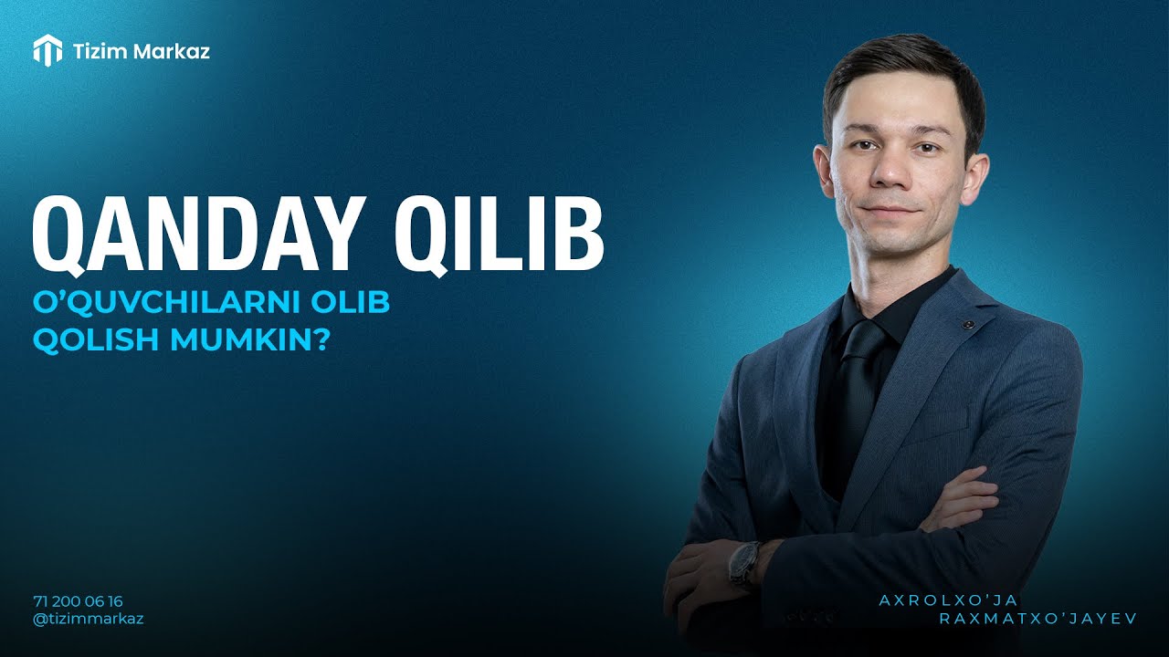 Qanday qilib o'quvchilarni olib qolish mumkin?
