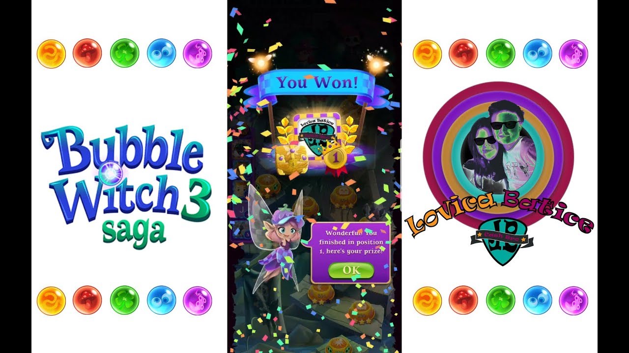 Bubble Witch Saga 3 - Level 896 - 900 - Gameplay
