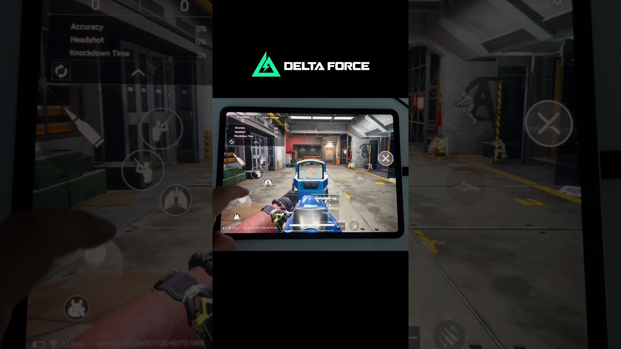 Delta Force Mobile &ndash; Руководство по настройкам HUD &ndash; проблема спринта ✅ #dfpartnership #gaming #d...