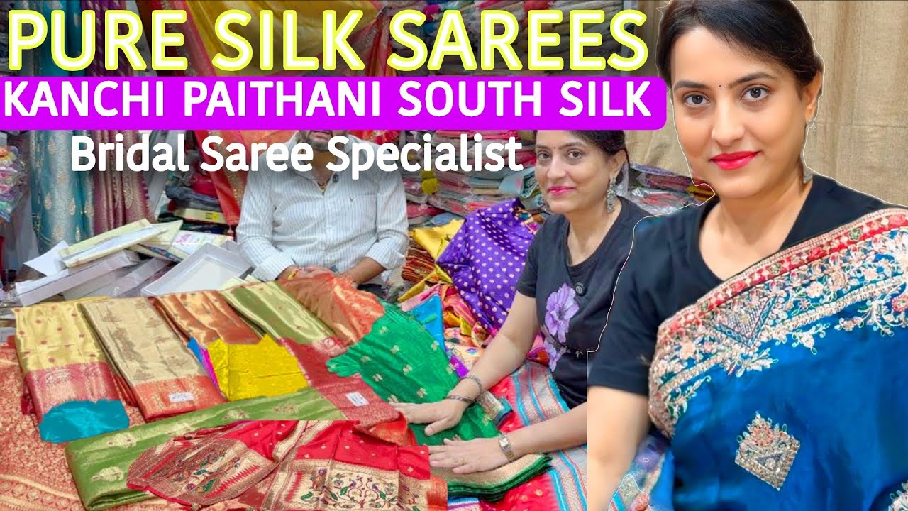 Dadar Hindmata | Pure Silk Sarees for Wedding & Festive Wear 👑 | Cheapest Market in Mumbai