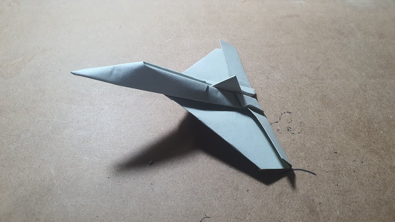 How to make a paper airplane 