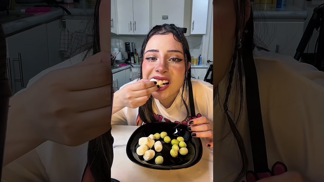 Comida con hielo seco #asmr #hieloseco
