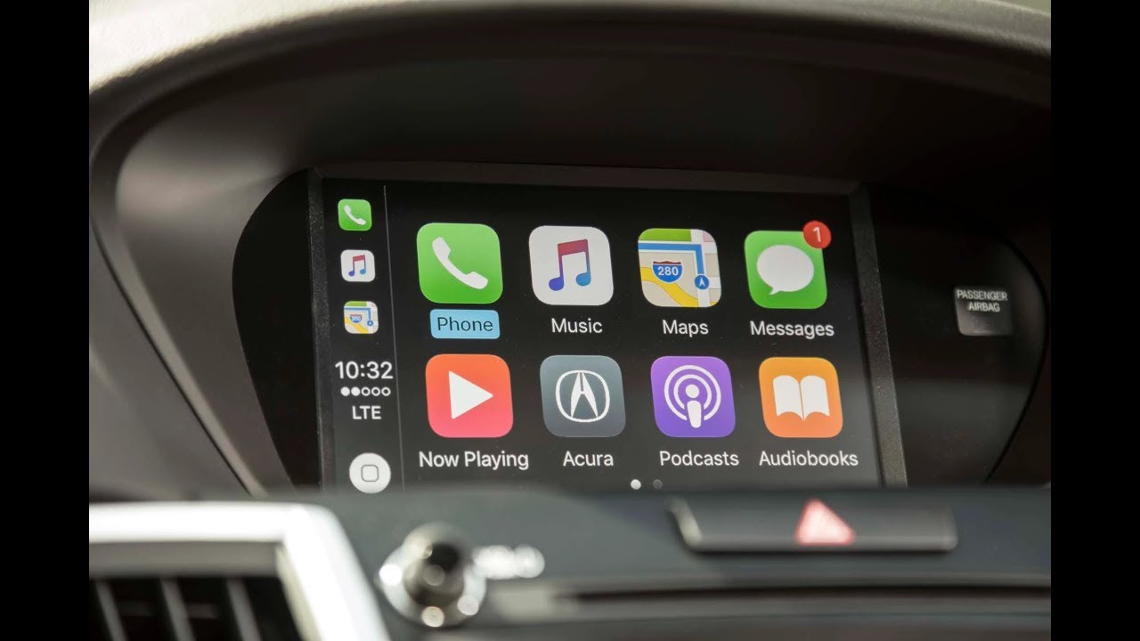 Apple CarPlay - Acura MDX 2018 года