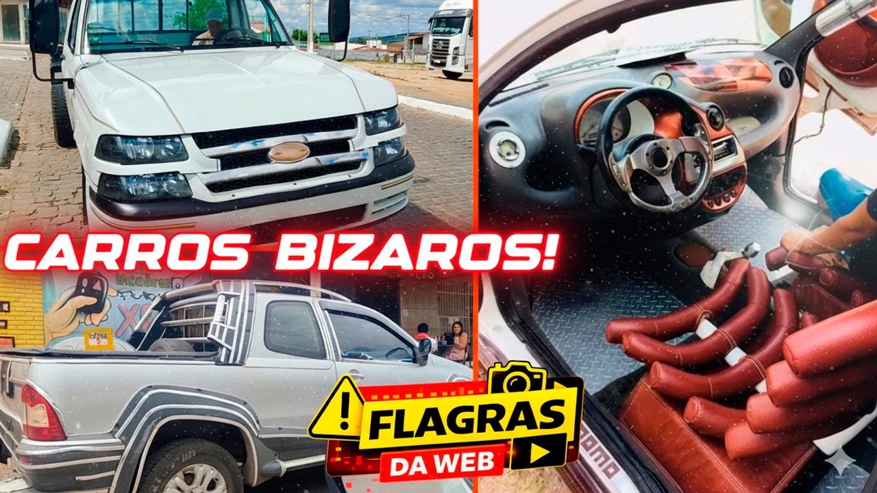 CARROS BIZARROS FLAGRADOS NAS RUAS!!! ! FLAGRAS DA WEB #26