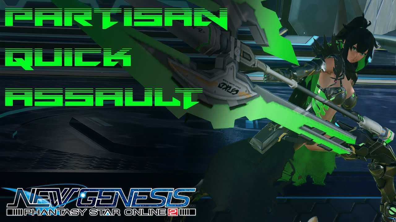 PSO2:NGS Partisan Quick Cut Test