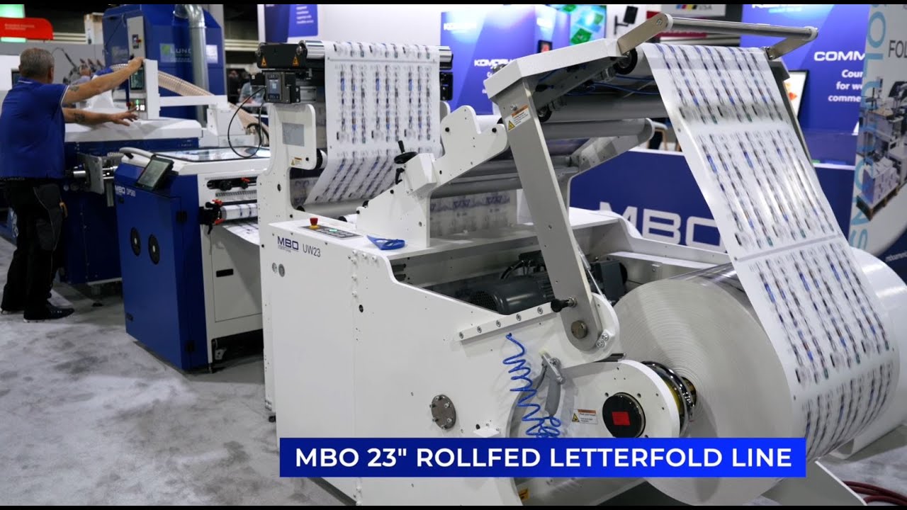 MBO America Demonstrates its New Wider Sheeter and Folder in a Classic Letterfold Line